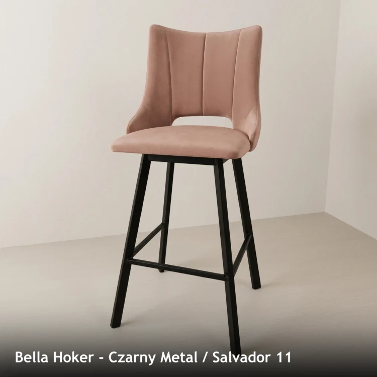BELLA HOKER - stelaż Czarny Metal, tkanina Salvador 11
