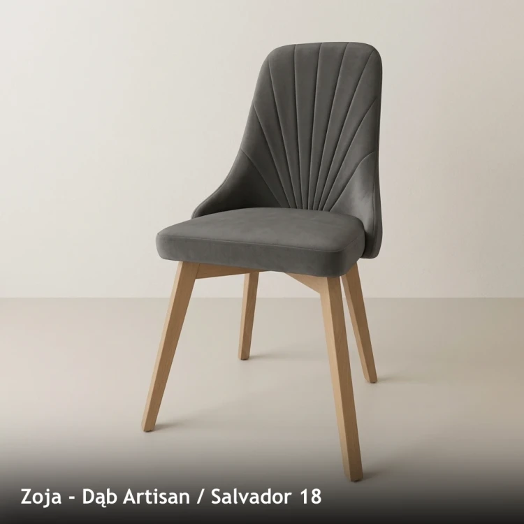 ZOJA - stelaż Dąb Artisan, tkanina Salvador 18