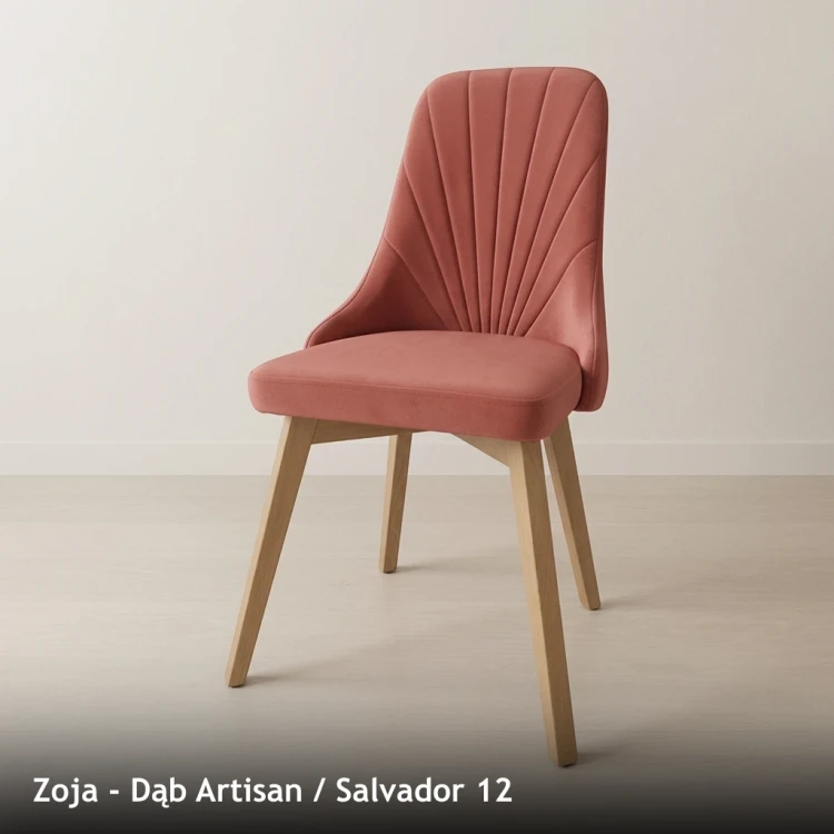 ZOJA - stelaż Dąb Artisan, tkanina Salvador 12