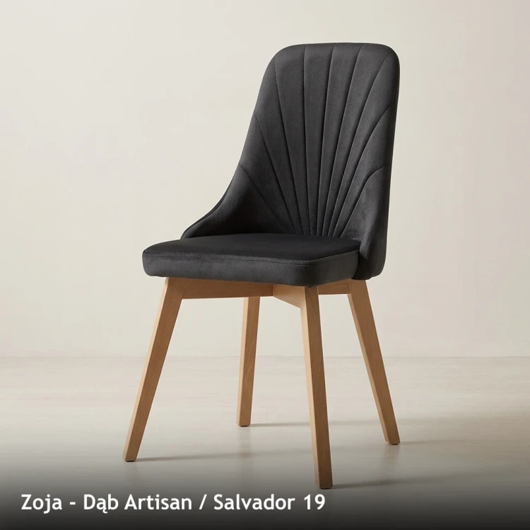ZOJA - stelaż Dąb Artisan, tkanina Salvador 19