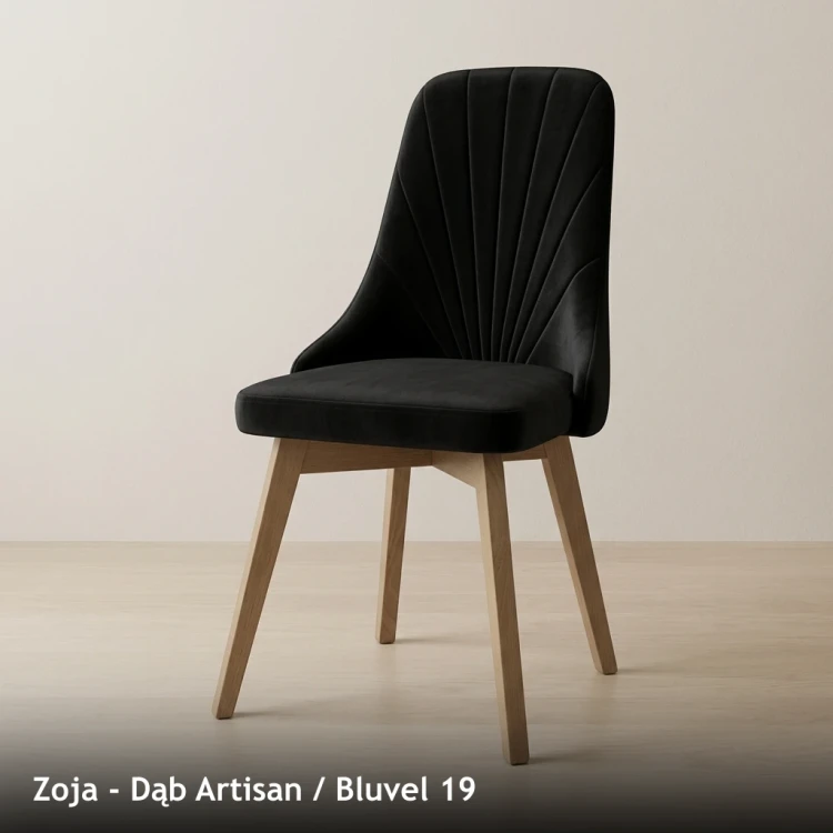 ZOJA - stelaż Dąb Artisan, tkanina Bluvel 19