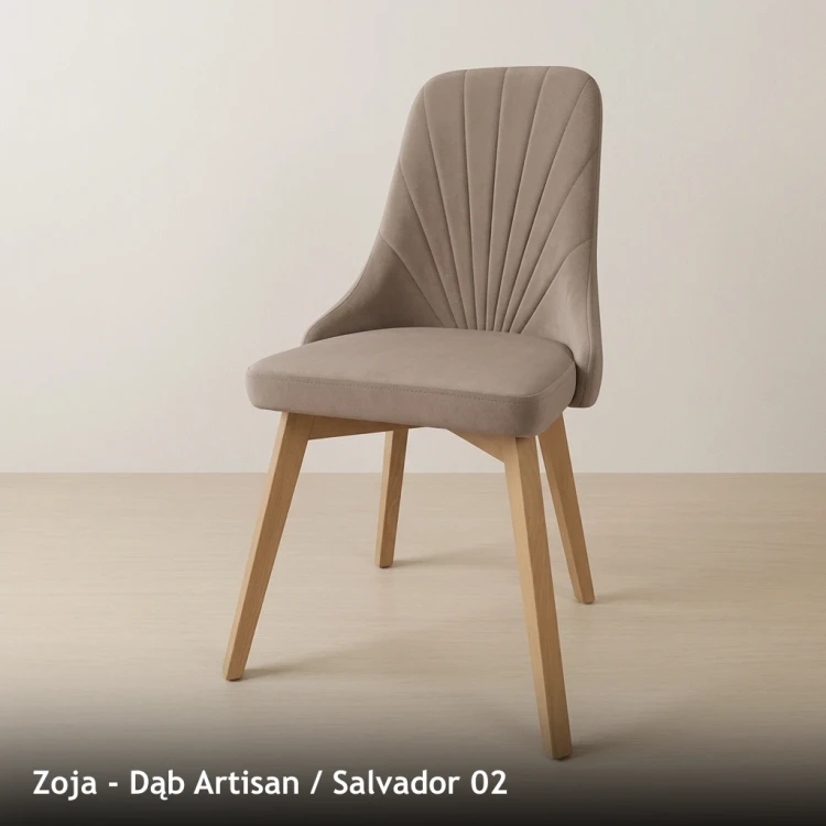 ZOJA - stelaż Dąb Artisan, tkanina Salvador 02