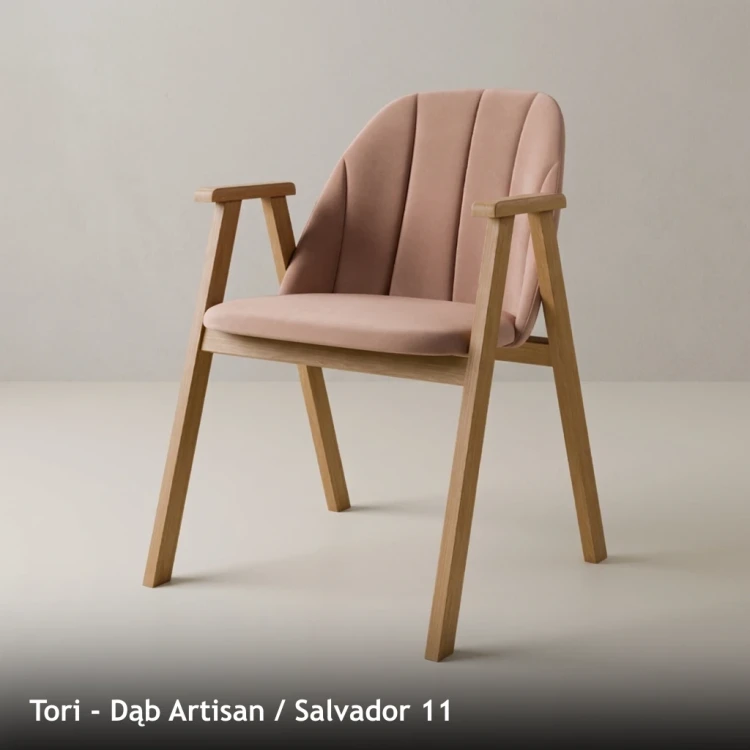 TORI - stelaż Dąb Artisan, tkanina Salvador 11