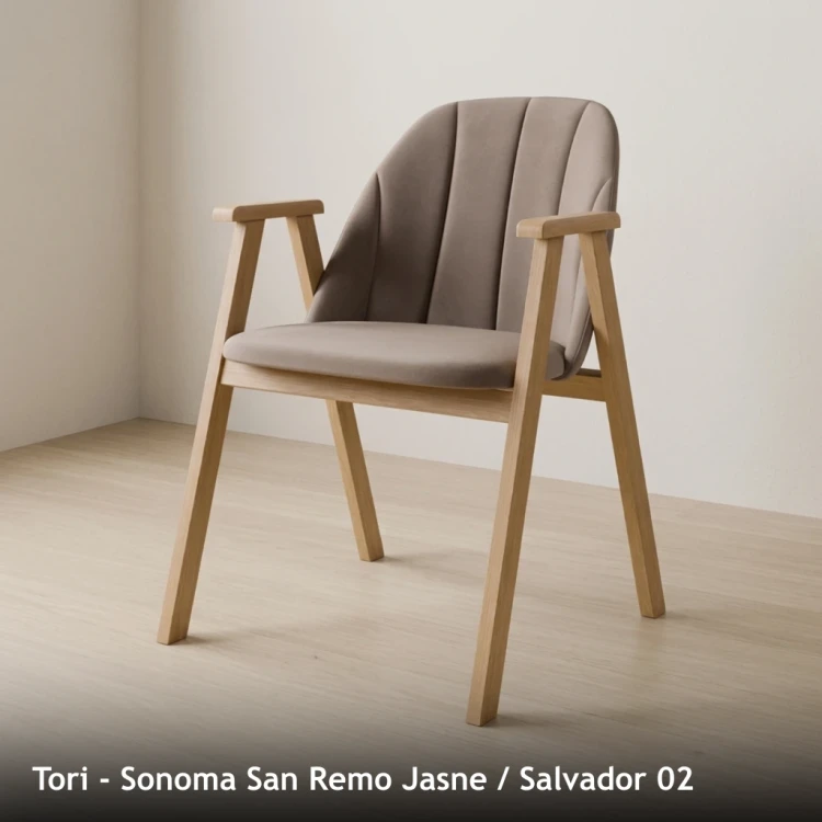 TORI - stelaż Sonoma San Remo Jasne, tkanina Salvador 02
