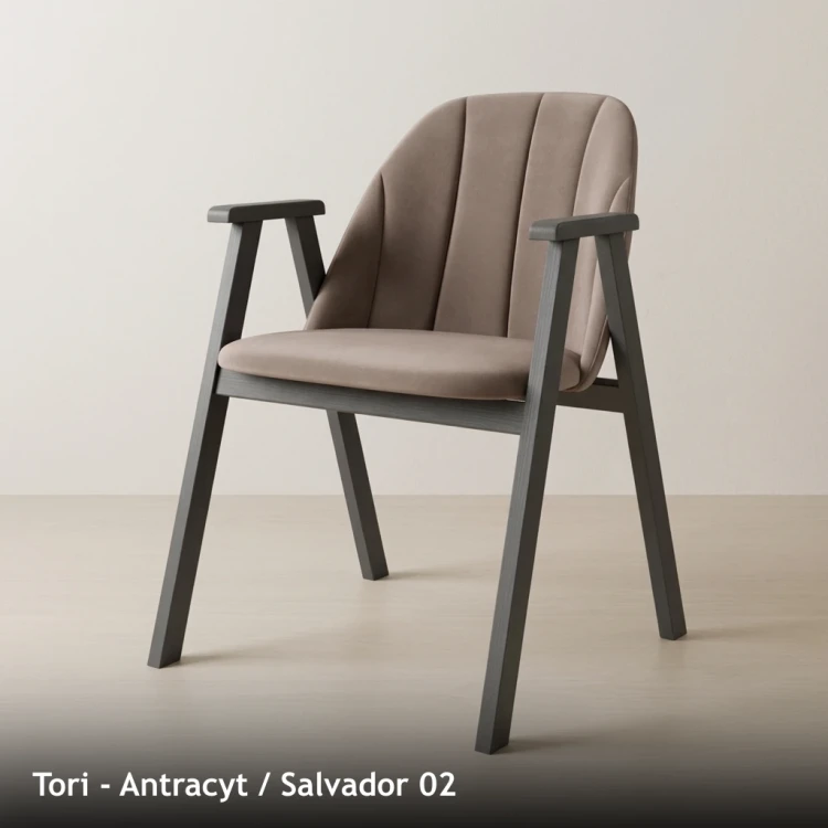 TORI - stelaż Antracyt, tkanina Salvador 02