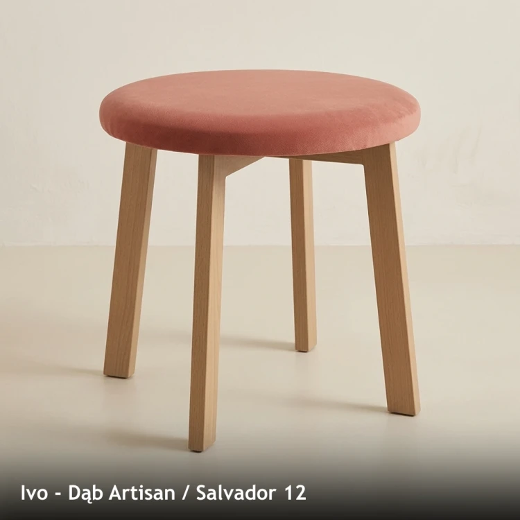 IVO - stelaż Dąb Artisan, tkanina Salvador 12