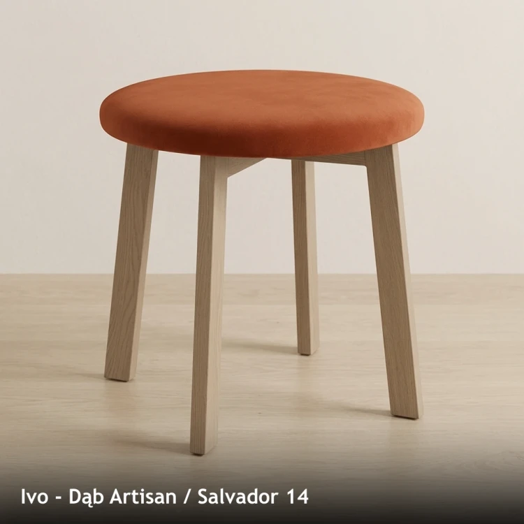 IVO - stelaż Dąb Artisan, tkanina Salvador 14