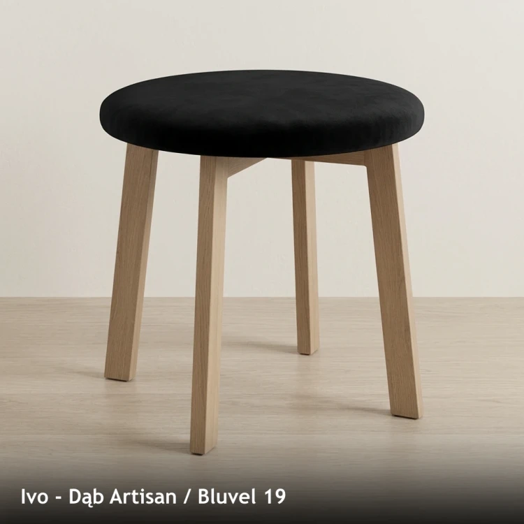 IVO - stelaż Dąb Artisan, tkanina Bluvel 19