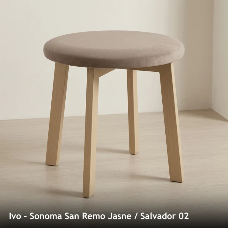 IVO - stelaż Sonoma San Remo Jasne, tkanina Salvador 02