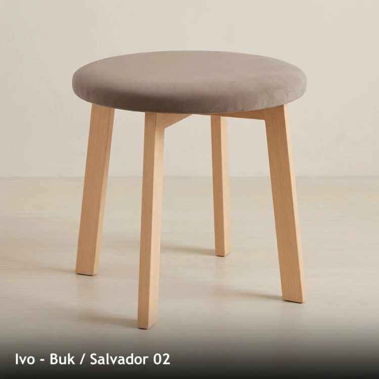 IVO - stelaż Buk, tkanina Salvador 02