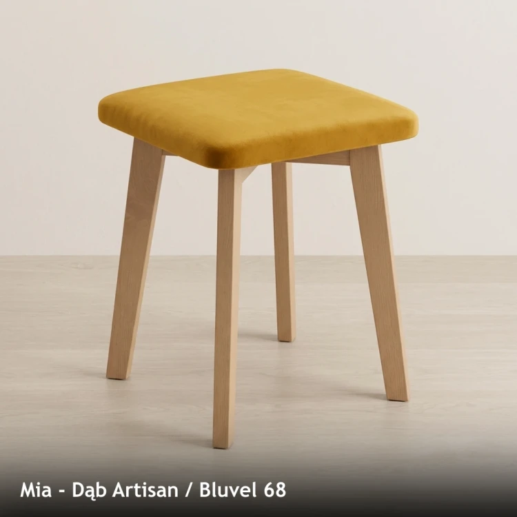 MIA - stelaż Dąb Artisan, tkanina Bluvel 68