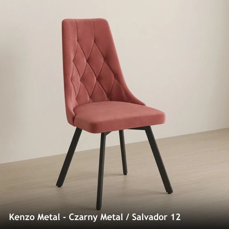 KENZO METAL - stelaż Czarny Metal, tkanina Salvador 12