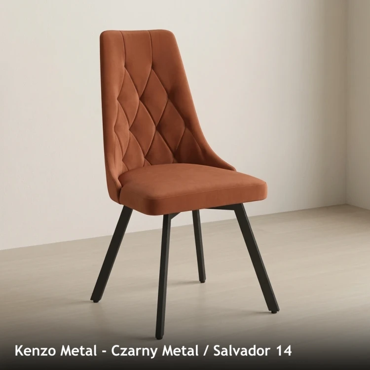 KENZO METAL - stelaż Czarny Metal, tkanina Salvador 14