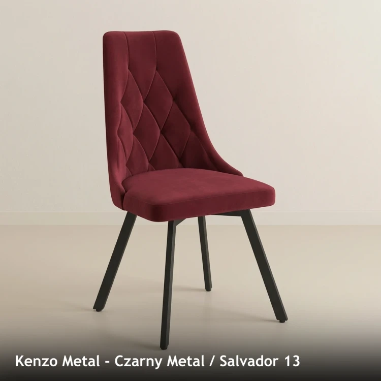 KENZO METAL - stelaż Czarny Metal, tkanina Salvador 13