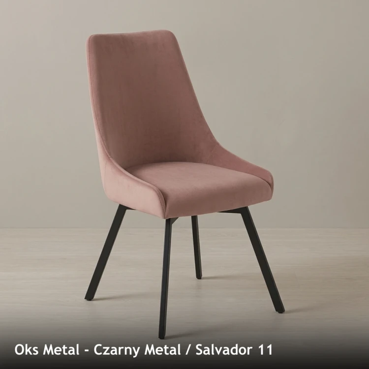 OKS METAL - stelaż Czarny Metal, tkanina Salvador 11
