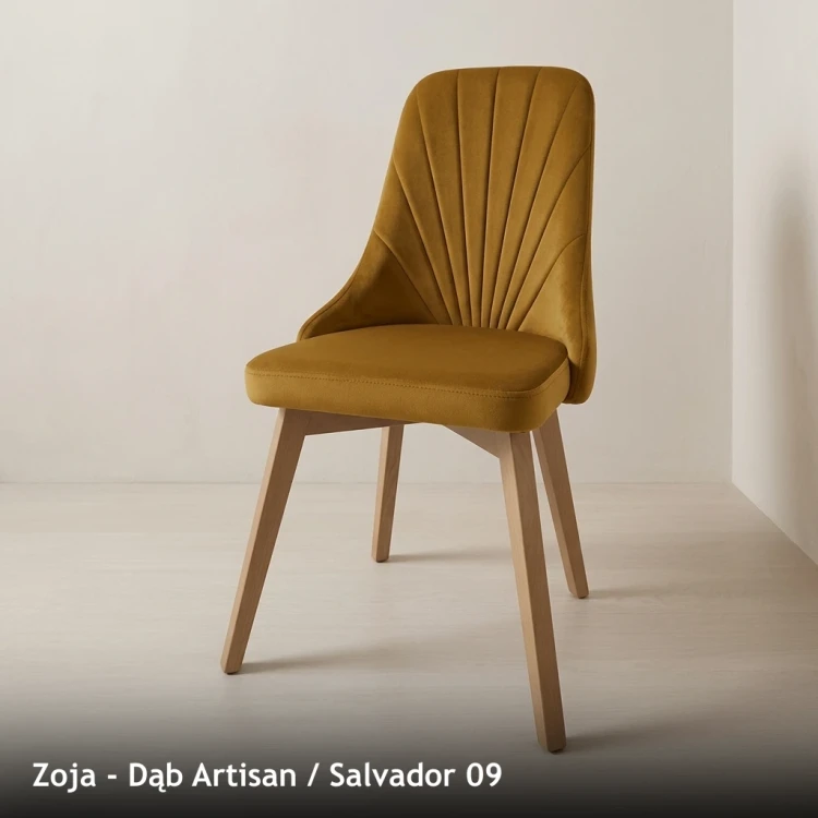 ZOJA - stelaż Dąb Artisan, tkanina Salvador 09