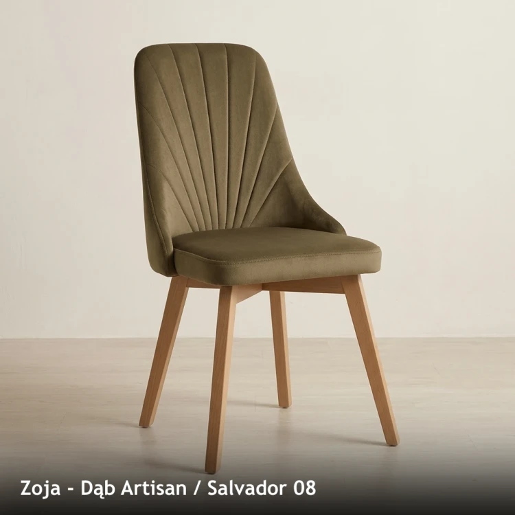 ZOJA - stelaż Dąb Artisan, tkanina Salvador 08