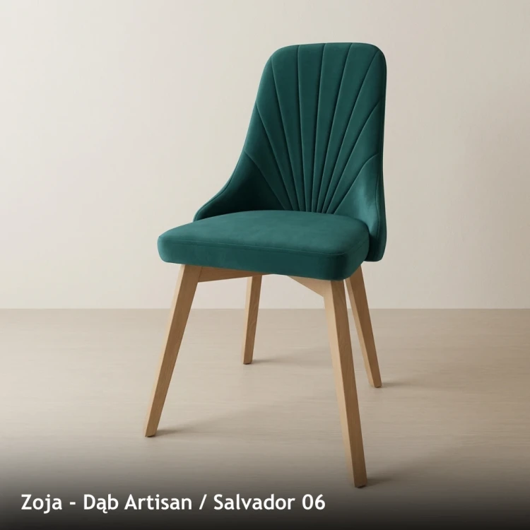 ZOJA - stelaż Dąb Artisan, tkanina Salvador 06