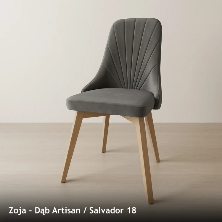 ZOJA - stelaż Dąb Artisan, tkanina Salvador 18