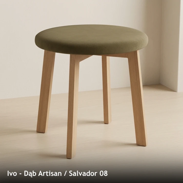 IVO - stelaż Dąb Artisan, tkanina Salvador 08