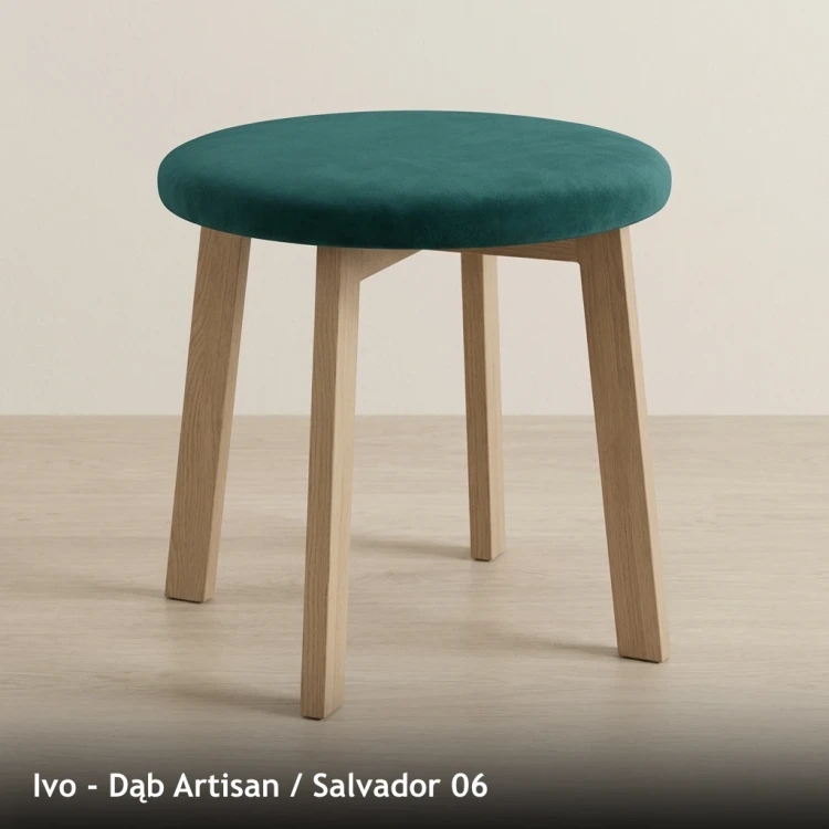 IVO - stelaż Dąb Artisan, tkanina Salvador 06
