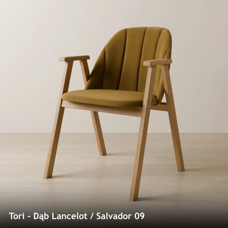 TORI - stelaż Dąb Lancelot, tkanina Salvador 09