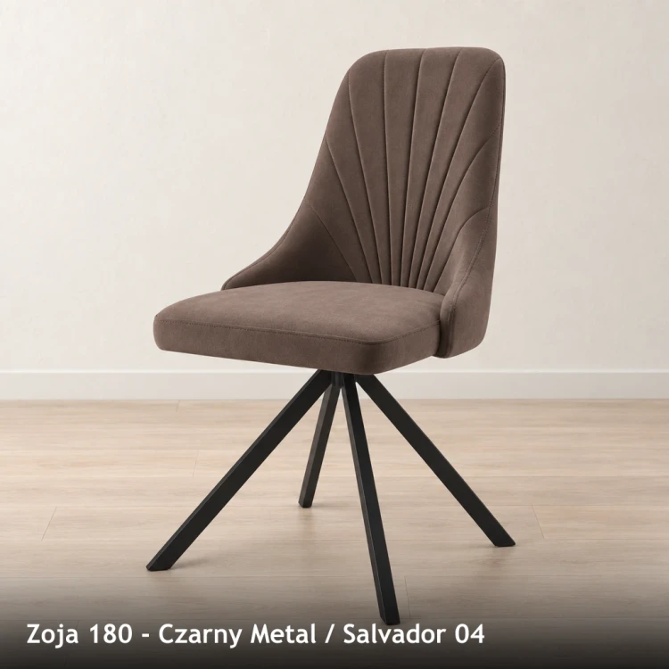 ZOJA 180 - stelaż Czarny Metal, tkanina Salvador 04