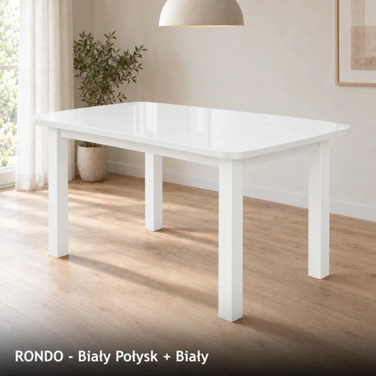 RONDO - Biały Połysk + Biały