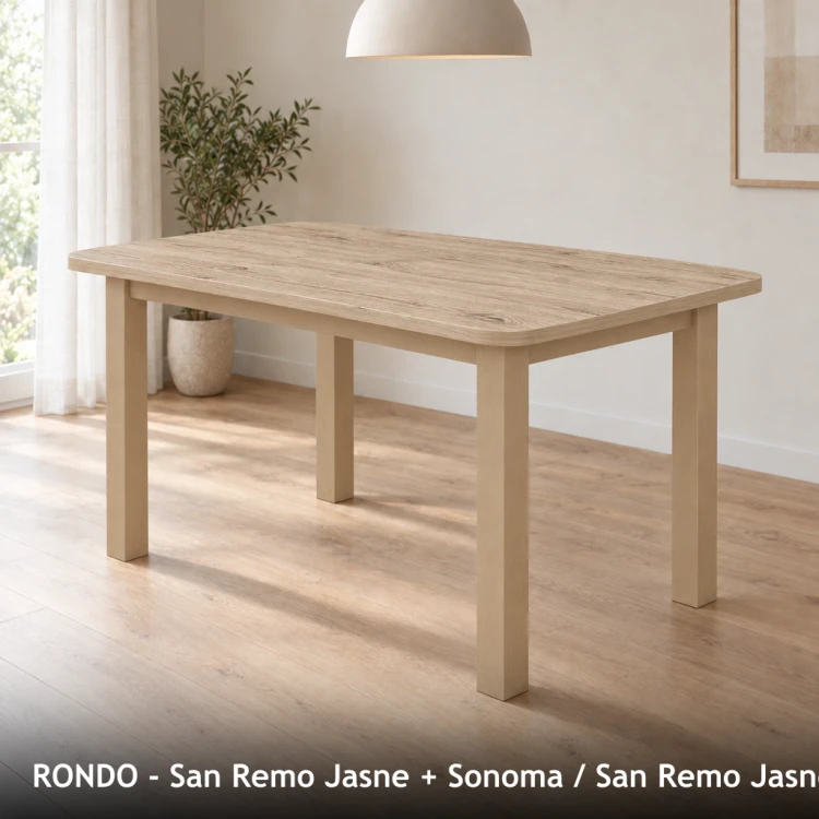 RONDO - San Remo Jasne + Sonoma / San Remo Jasne