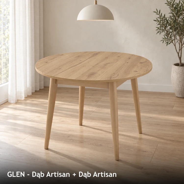 GLEN - Dąb Artisan + Dąb Artisan