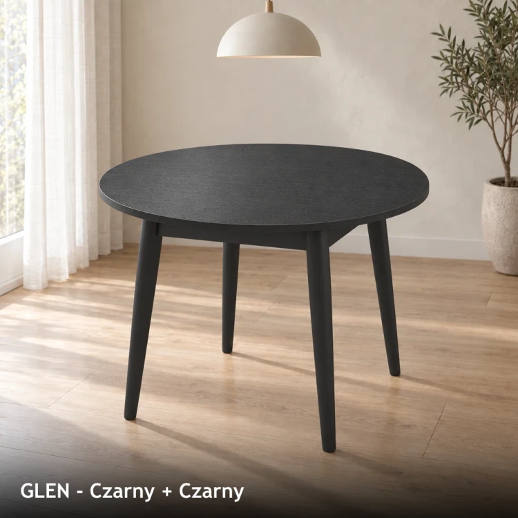 GLEN - Czarny + Czarny