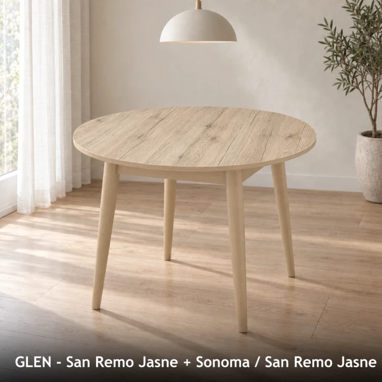 GLEN - San Remo Jasne + Sonoma / San Remo Jasne