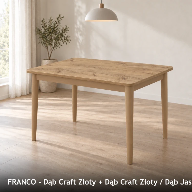 FRANCO - Dąb Craft Złoty + Dąb Craft Złoty / Dąb Jasny