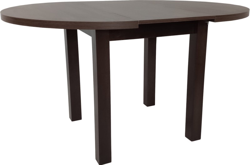 Stół okrągły FISTO - Orzech Ciemny, L, R, Proste, 2