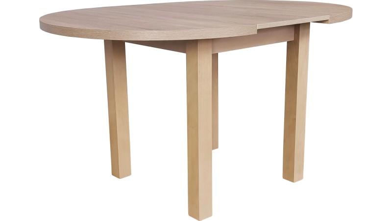 Stół okrągły FISTO - Sonoma, L, R, Proste, 4