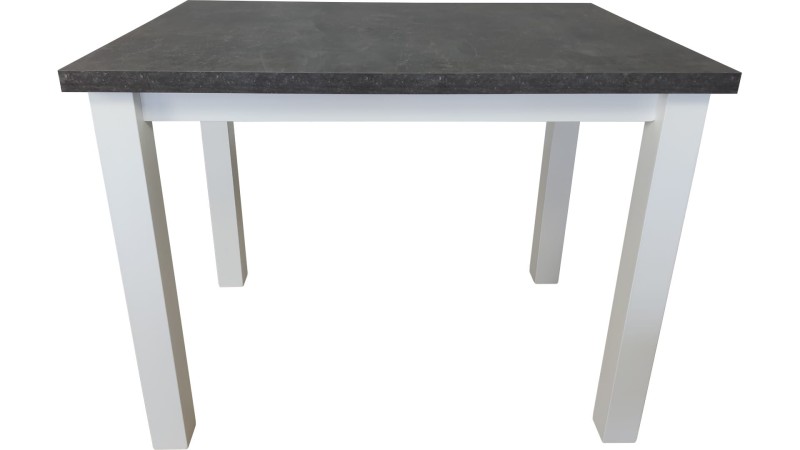 Stół prostokątny MINI - Beton + Biały, L, NR, Proste, 3