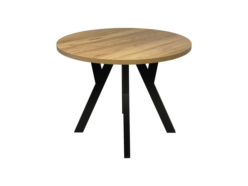 Travis - Dąb Craft + Czarny - L - NR - Metalowe - 1.jpg