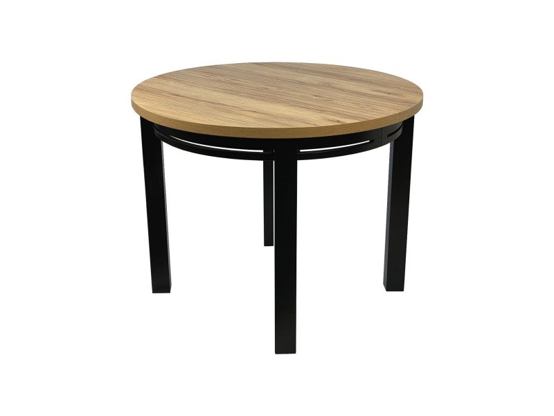 Uran - Dąb Craft + Czarny - L - NR - Metalowe - 1.jpg