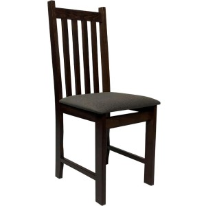 Krzesło drewniane BIS TRALKA – proste krzesło z pionowymi szczebelkami, wiele kolorów