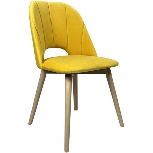 Krzesło tapicerowane GUSTO II – wiele kolorów, nowoczesny kubełek