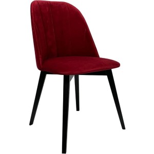 Krzesło tapicerowane MAJA kubełkowe welurowe – nowoczesny design i komfort