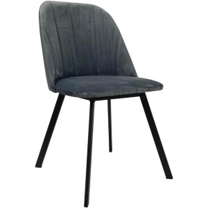 Krzesło tapicerowane MAJA METAL – wiele kolorów, kubełek, design, styl industrialny