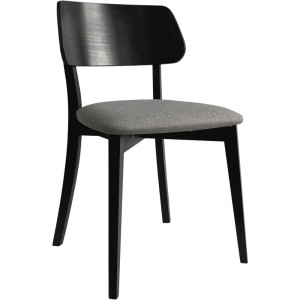 Krzesło drewniane MALMO – niskie krzesło w stylu skandynawskim, wiele kolorów