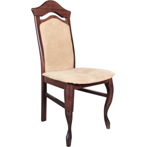 Krzesło tapicerowane WOJTEK – wiele kolorów, klasyczny styl z ludwikowskimi nogami