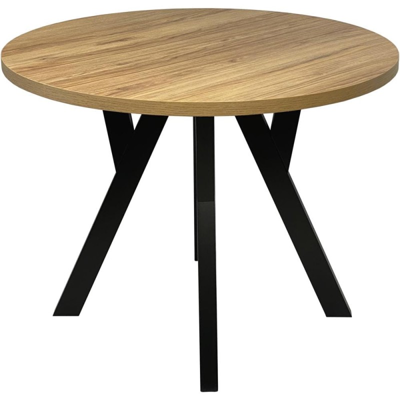 Travis - Dąb Craft + Czarny - L - NR - Metalowe - 1.jpg