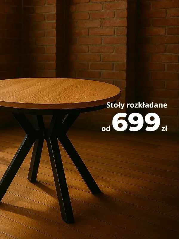 Stoły rozkładane do jadalni i salonu - od 699 zł | Meble Furnio Furnio