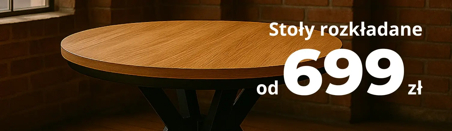 Stoły rozkładane do jadalni i salonu - od 699 zł | Meble Furnio Furnio