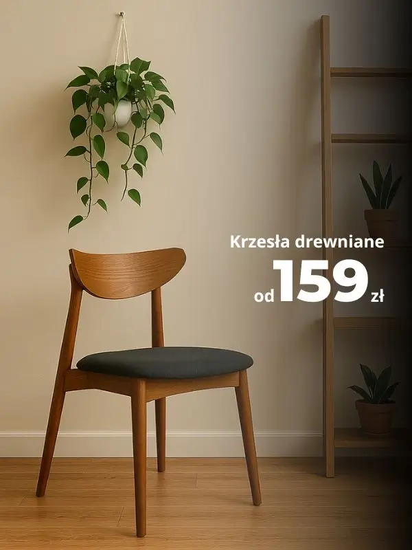 Krzesła drewniane do jadalni i kuchni - od 159 zł | Meble Furnio Furnio