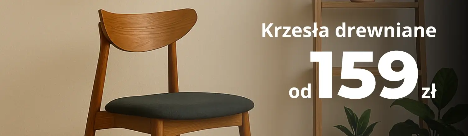 Krzesła drewniane do jadalni i kuchni - od 159 zł | Meble Furnio Furnio