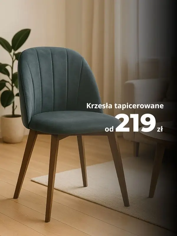Krzesła tapicerowane do salonu i jadalni - od 219 zł | Meble Furnio Furnio